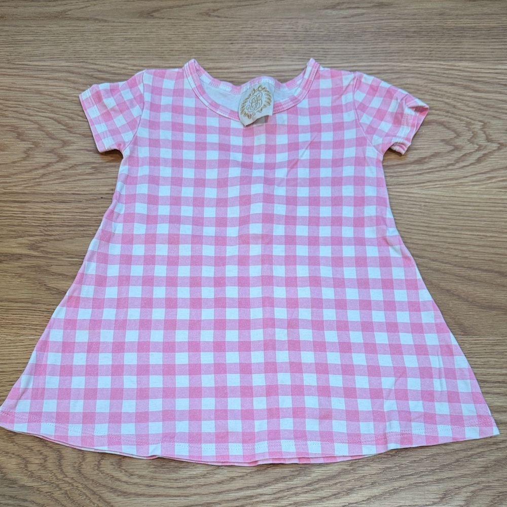 The Beaufort Bonnet Company Pink and White Gingham Dress